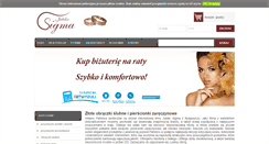 Desktop Screenshot of jubilersigma.pl