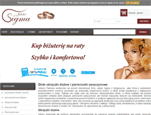 Tablet Screenshot of jubilersigma.pl